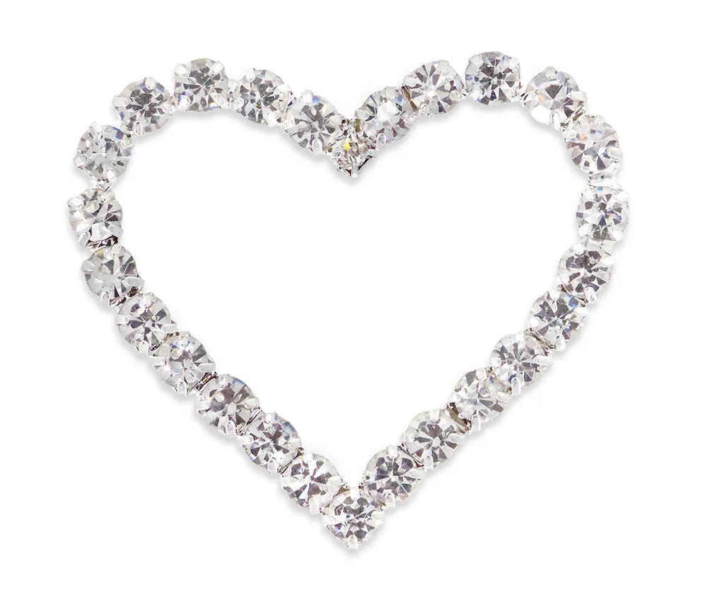 #14186 - Single Row Heart Pin
