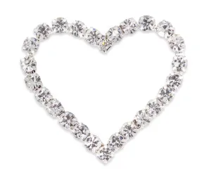 #14186 - Single Row Heart Pin