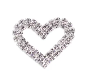 #14188 - 2 Row Heart Pin