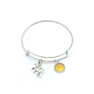 Elegant Unicorn Bangle Bracelet