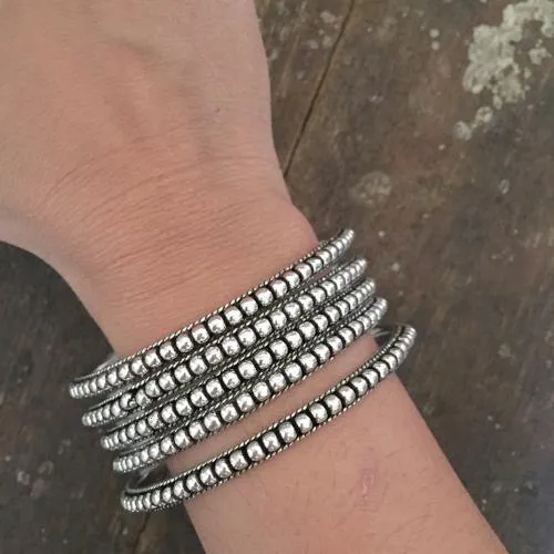 Gypsy Silver Bangles