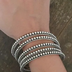 Gypsy Silver Bangles