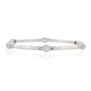 Holi Jewel Bangle - Opal