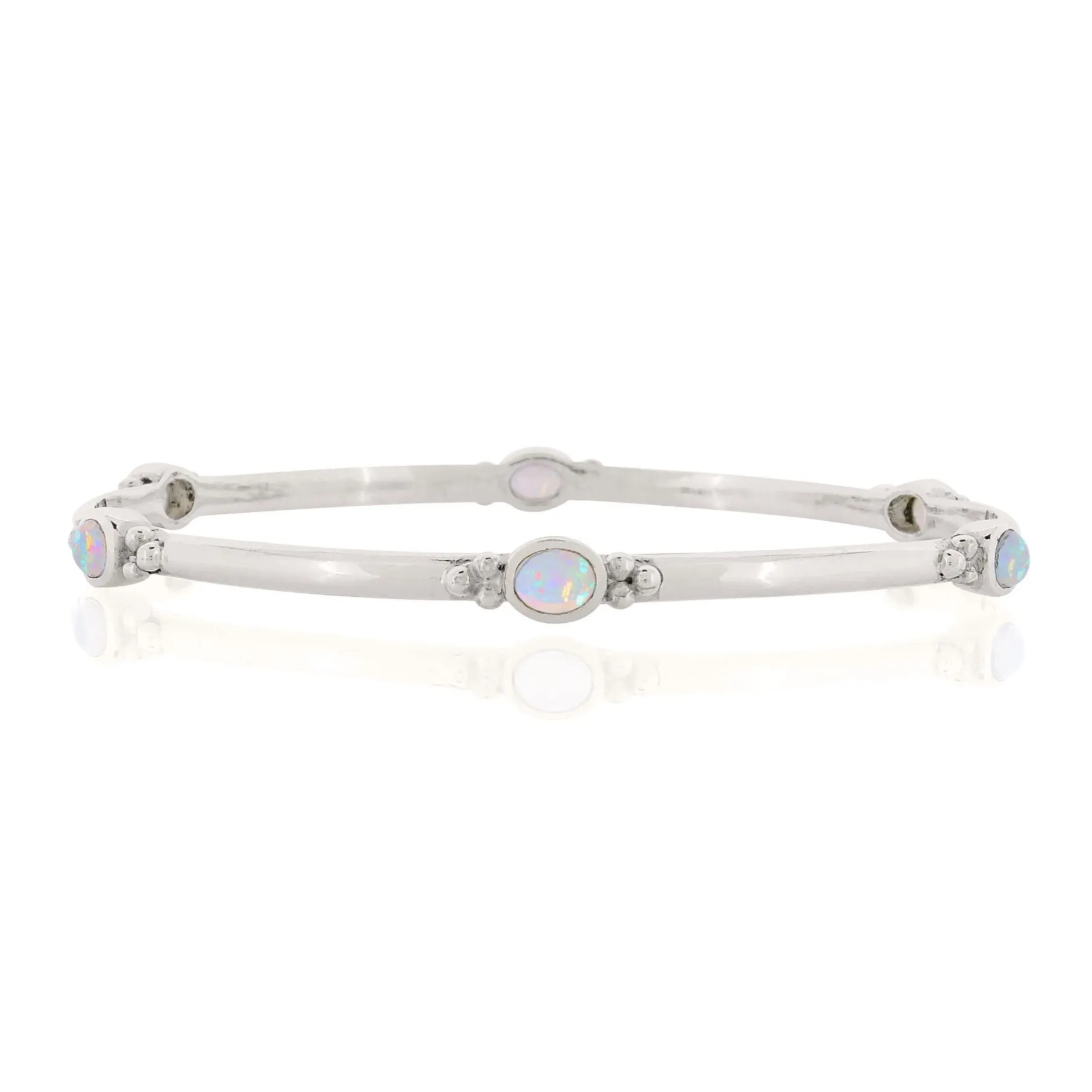 Holi Jewel Bangle - Opal