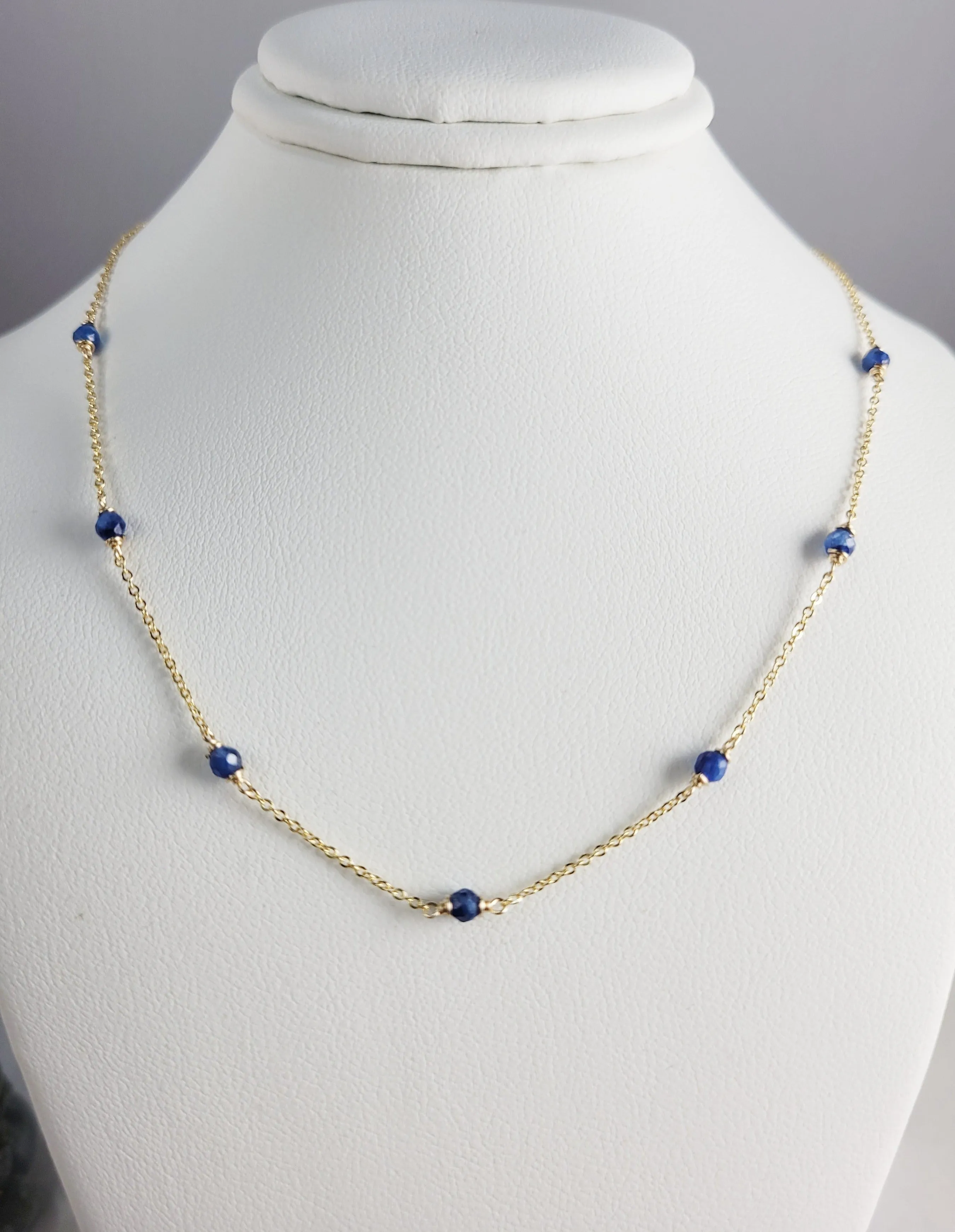 Kyanite Beaded Necklace