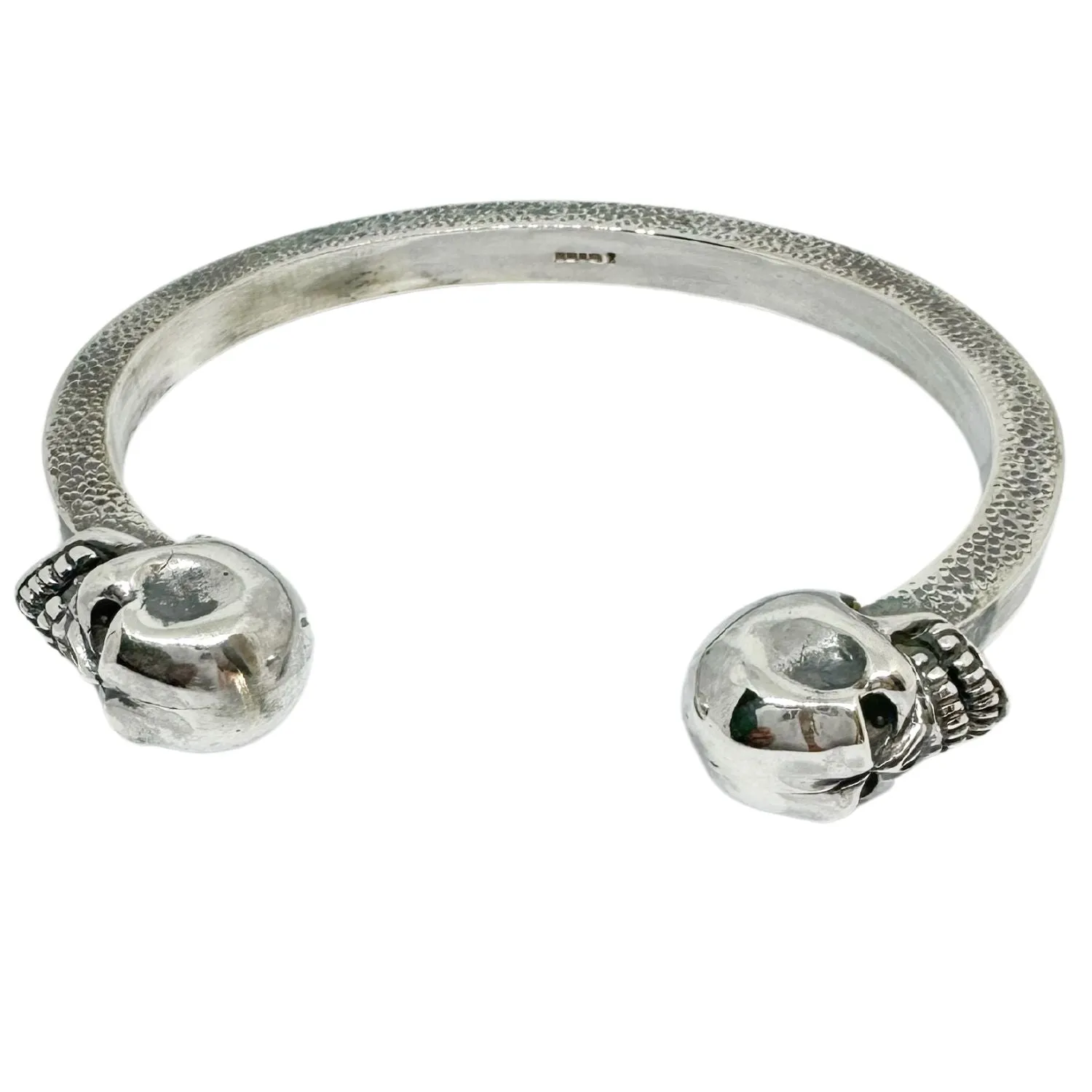 Solid Rigid Skull Bangle
