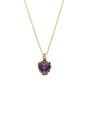 Stolen Girlfriends Club Love Claw Necklace - Gold Plated - Amethyst
